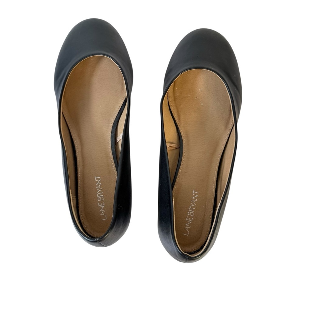 Lane Bryant Pre Owned Black 12W Flats